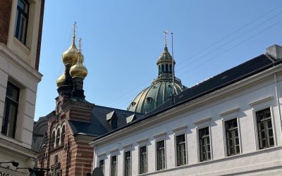 Russiskkirke og marmorkirke tårne